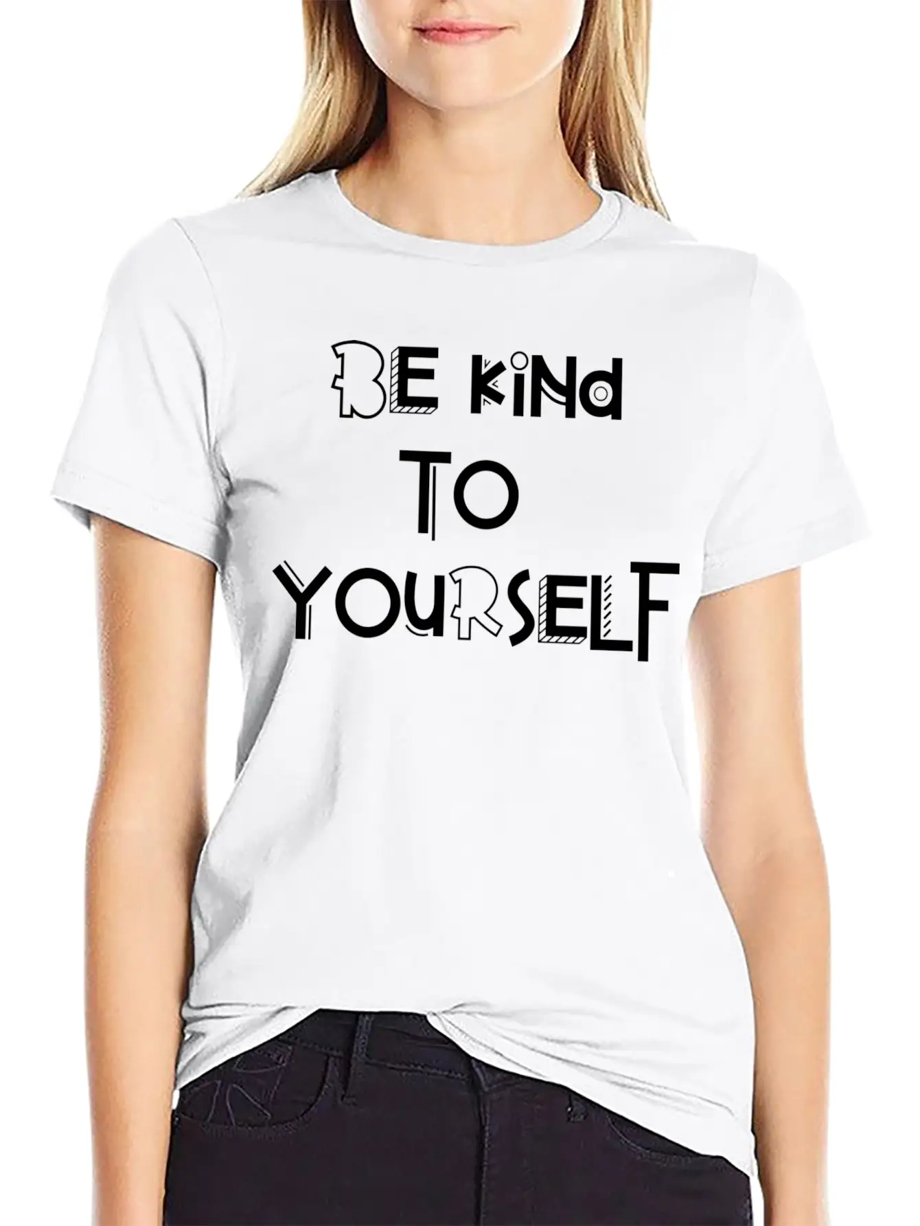Be Kind To Yourself Timeless Short Sleeve Tee – Comfy And Minimalist Design