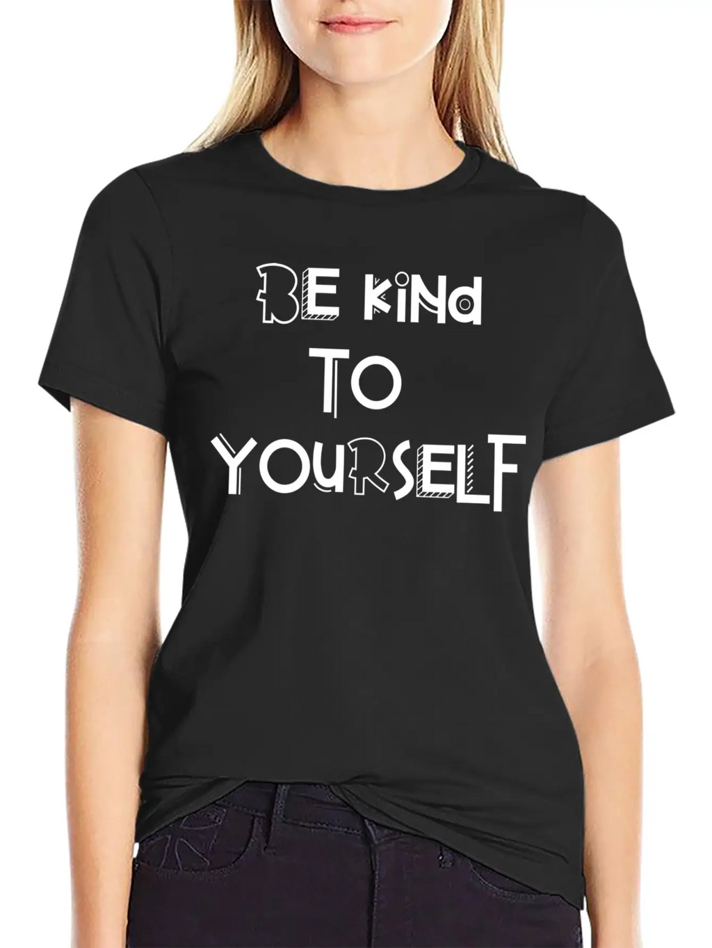 Be Kind To Yourself Timeless Short Sleeve Tee – Comfy And Minimalist Design
