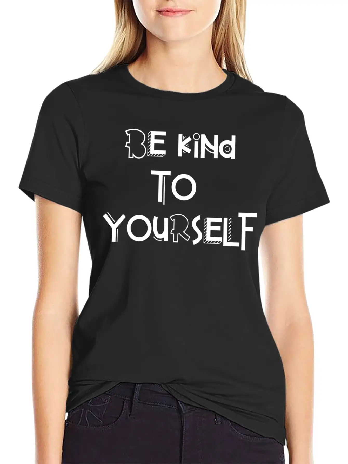 Be Kind To Yourself Timeless Short Sleeve Tee – Comfy And Minimalist Design