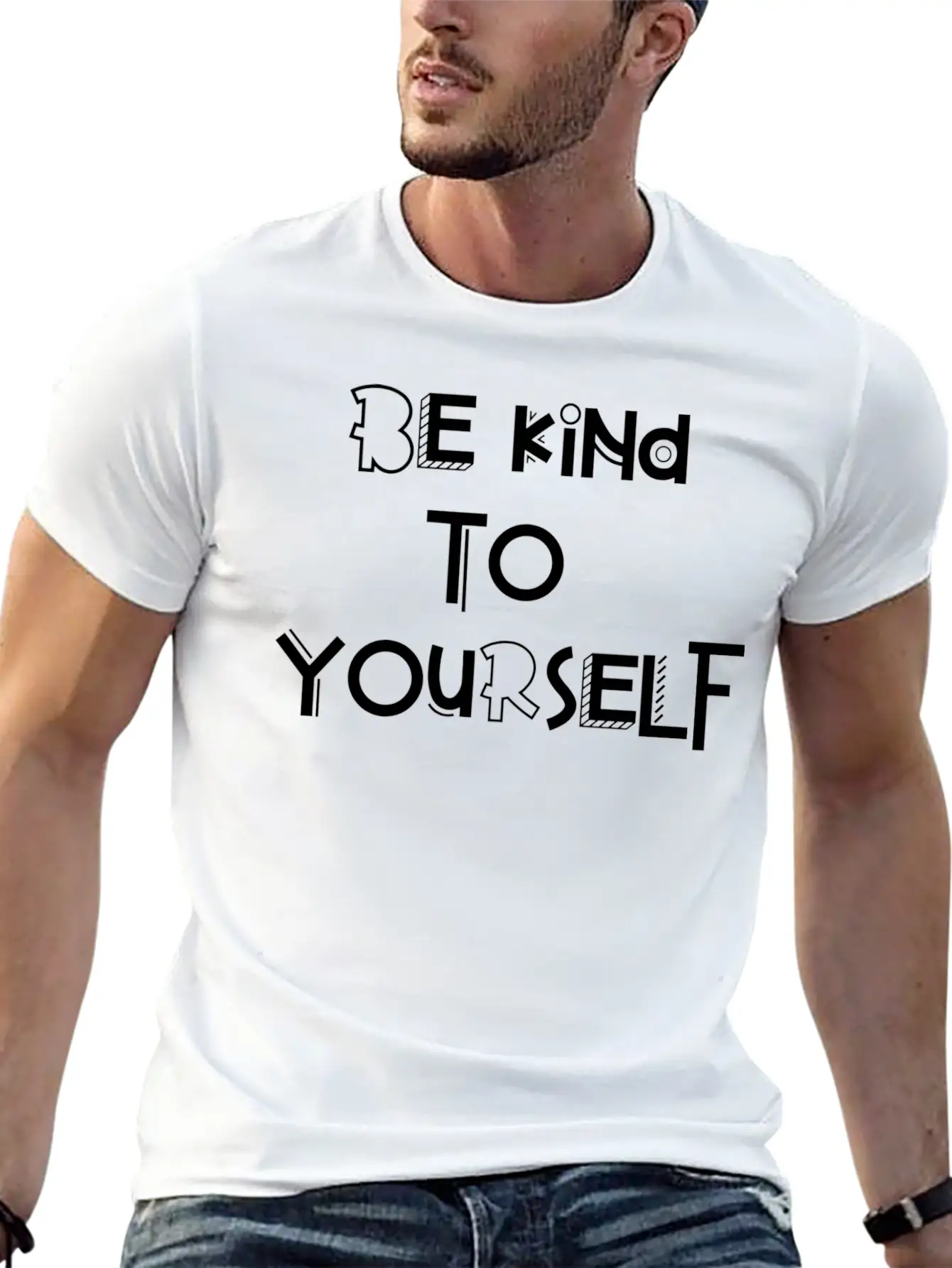 Be Kind To Yourself Timeless Short Sleeve Tee – Comfy And Minimalist Design