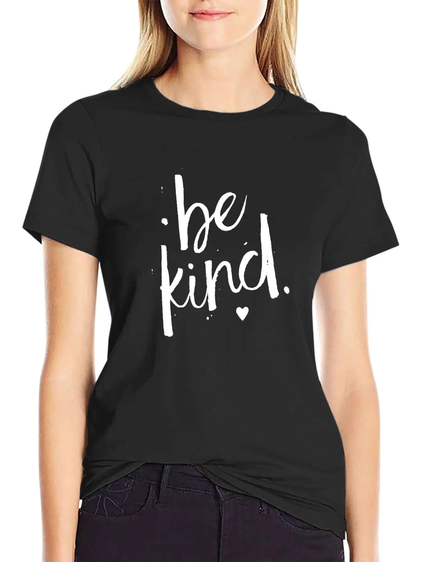 Be Kind White - Be Kind Stylish Everyday T-Shirt – Unisex Basic Cotton Tee
