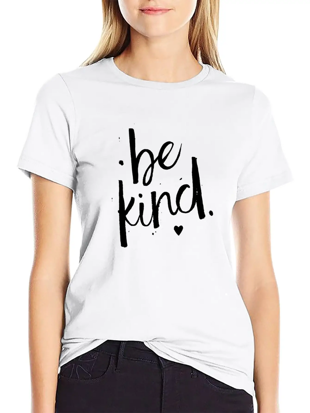 Be Kind White - Be Kind Stylish Everyday T-Shirt – Unisex Basic Cotton Tee