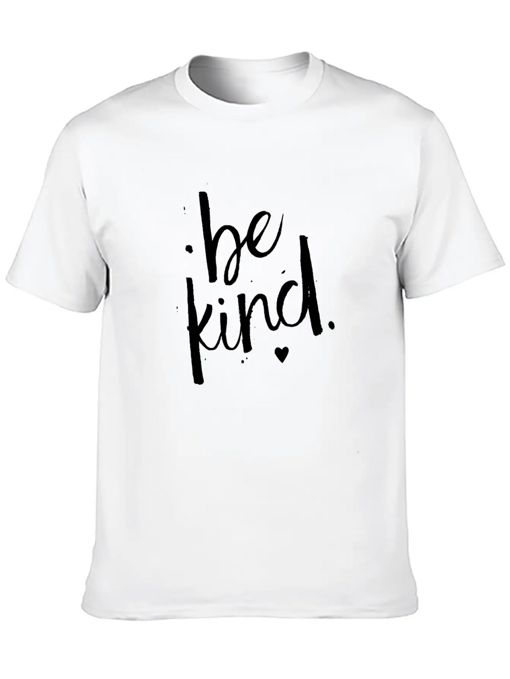 Be Kind White - Be Kind Stylish Everyday T-Shirt – Unisex Basic Cotton Tee
