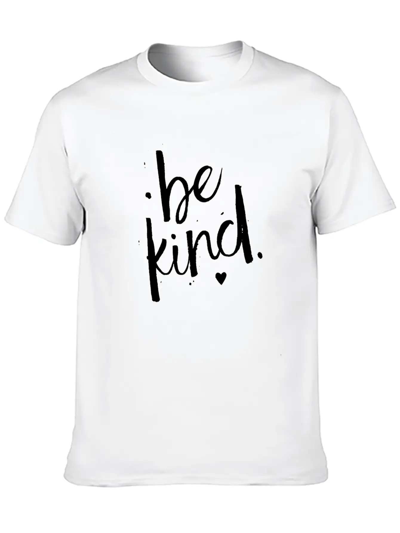 Be Kind White - Be Kind Stylish Everyday T-Shirt – Unisex Basic Cotton Tee