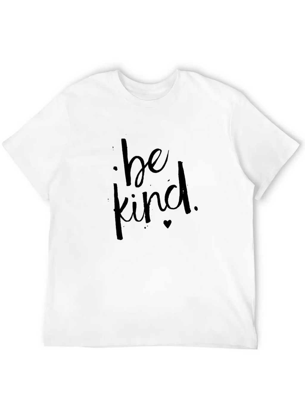 Be Kind White - Be Kind Stylish Everyday T-Shirt – Unisex Basic Cotton Tee
