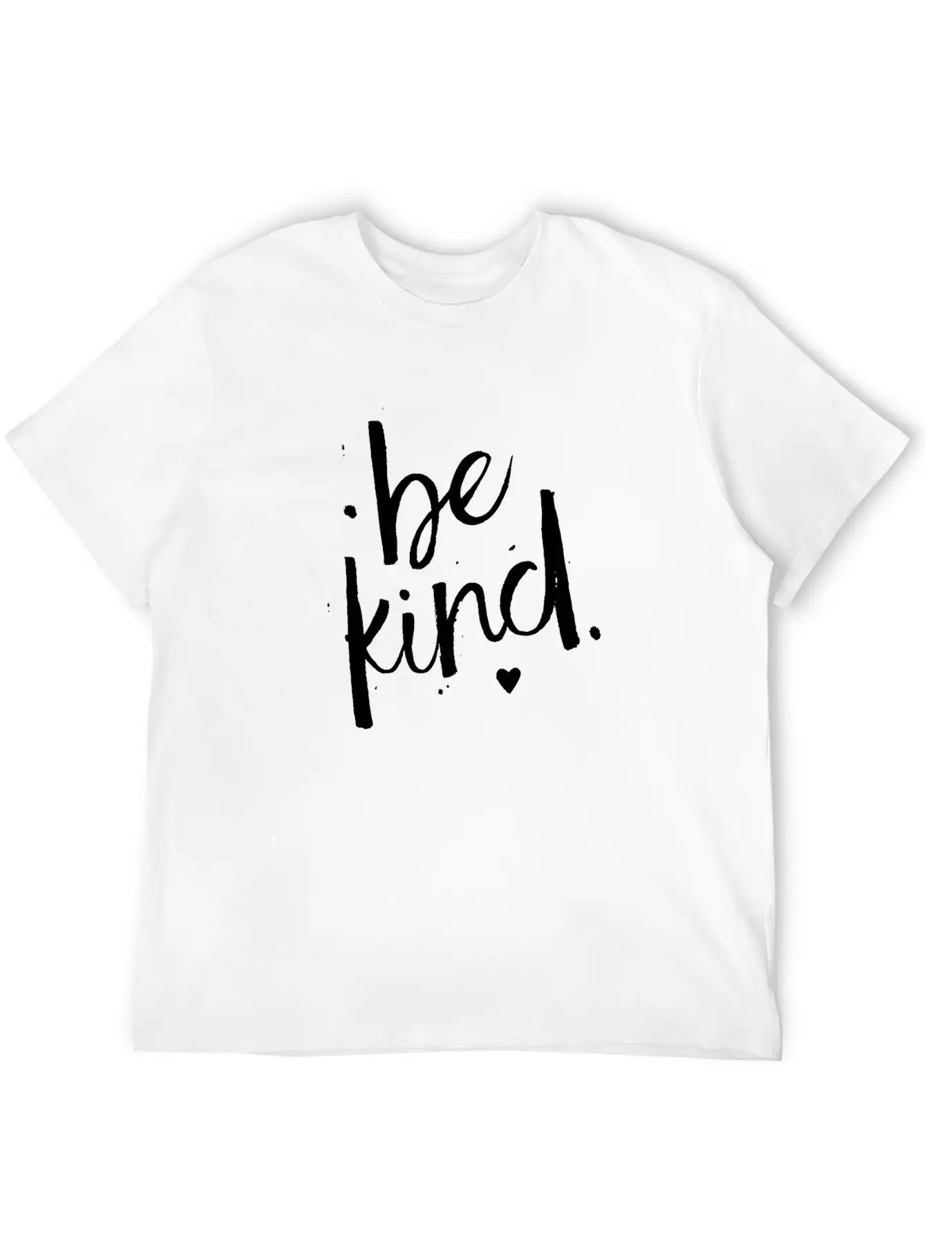 Be Kind White - Be Kind Stylish Everyday T-Shirt – Unisex Basic Cotton Tee