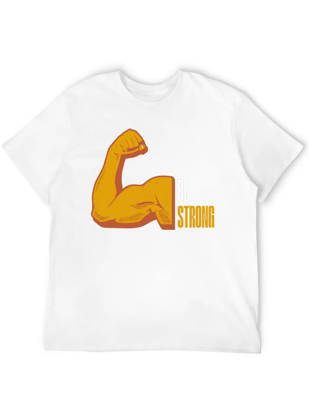 Be Strong Breathable Graphic T-Shirt – Perfect For Casual Days