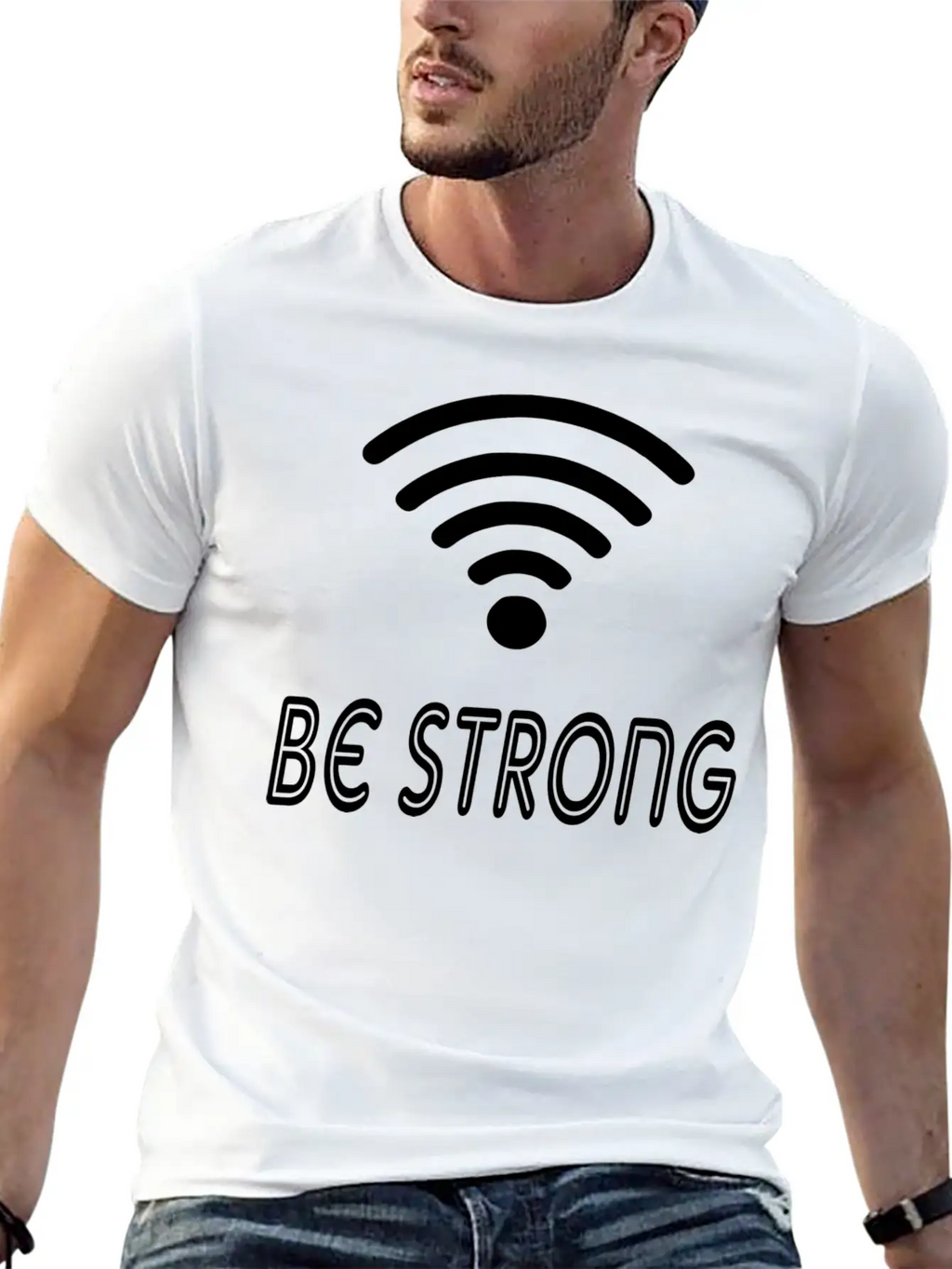 Be Strong Classic Cotton Tee – Unisex Comfort For Any Season