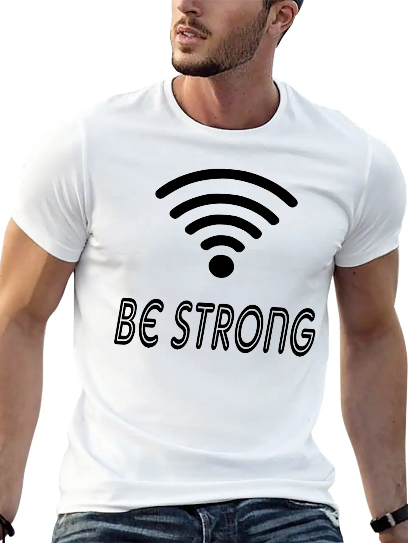 Be Strong Classic Cotton Tee – Unisex Comfort For Any Season