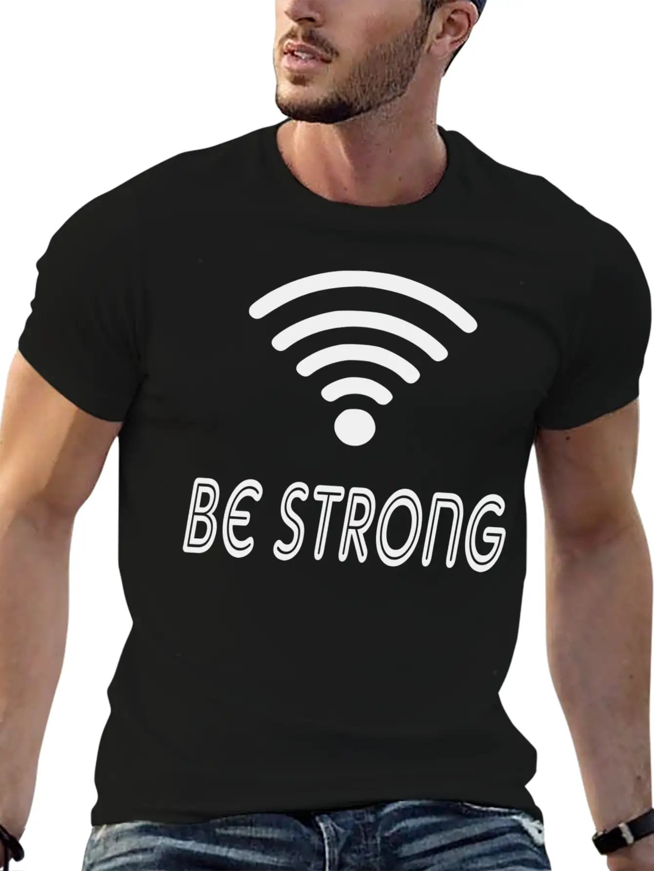 Be Strong Classic Cotton Tee – Unisex Comfort For Any Season