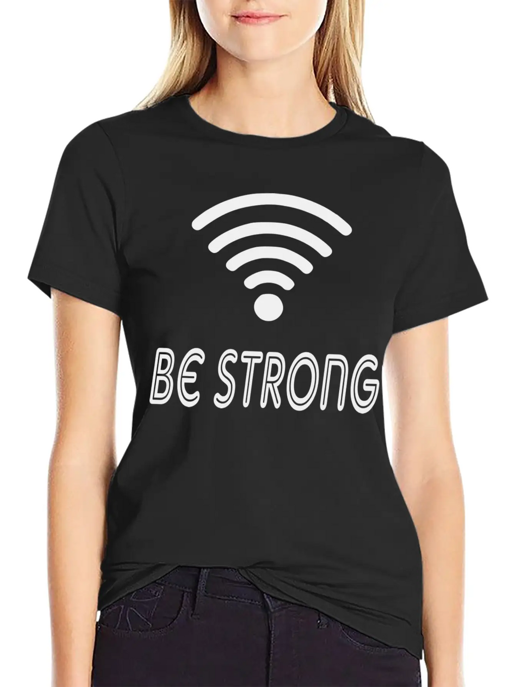Be Strong Classic Cotton Tee – Unisex Comfort For Any Season