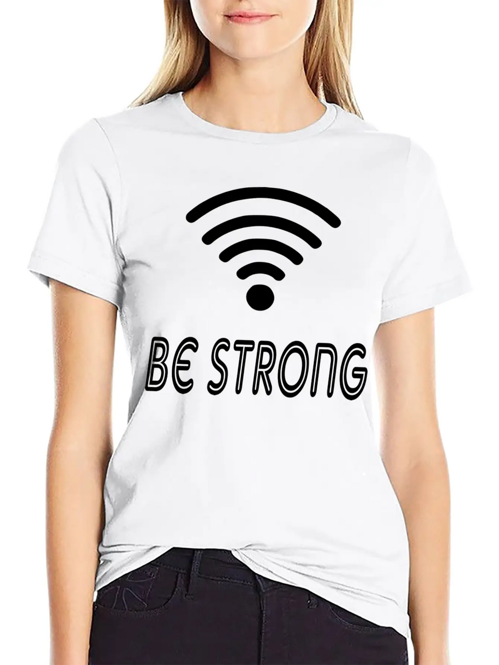 Be Strong Classic Cotton Tee – Unisex Comfort For Any Season