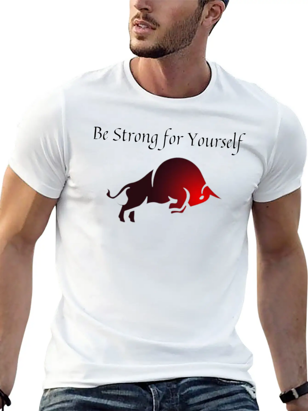 Be Strong For Yourself Stylish Everyday T-Shirt – Unisex Basic Cotton Tee