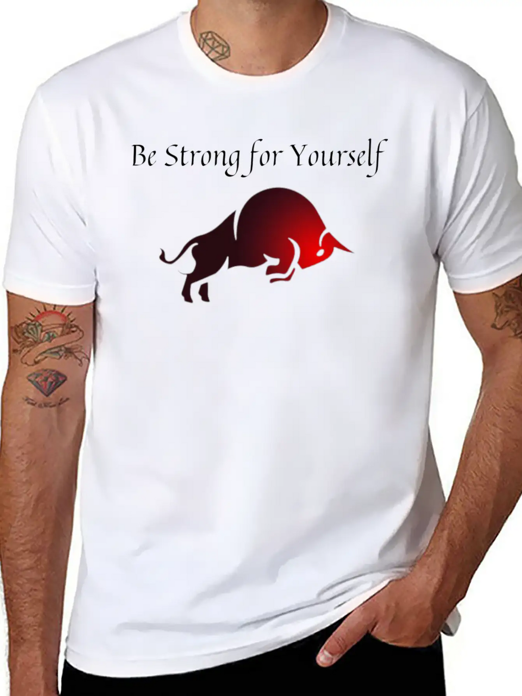 Be Strong For Yourself Stylish Everyday T-Shirt – Unisex Basic Cotton Tee