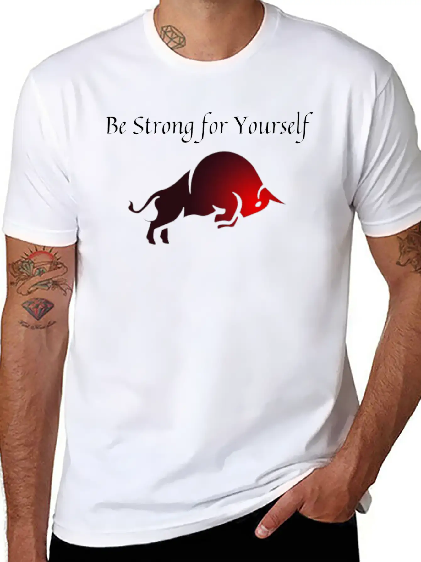 Be Strong For Yourself Stylish Everyday T-Shirt – Unisex Basic Cotton Tee