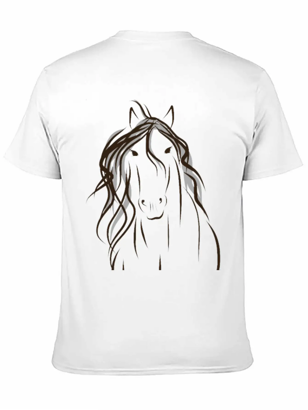 Be Strong, Horse Quote Stylish Everyday T-Shirt – Unisex Basic Cotton Tee