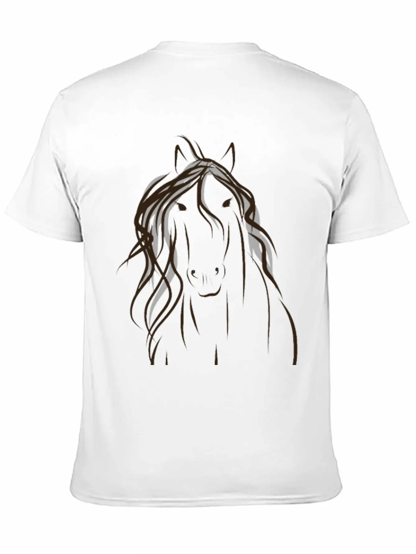Be Strong, Horse Quote Stylish Everyday T-Shirt – Unisex Basic Cotton Tee