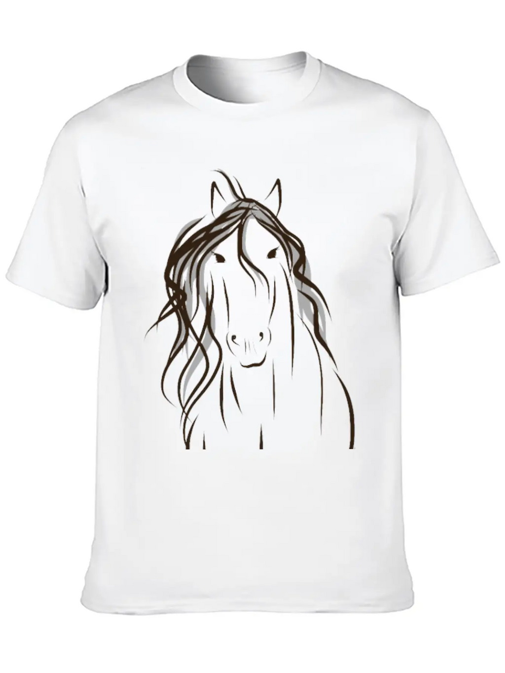 Be Strong, Horse Quote Stylish Everyday T-Shirt – Unisex Basic Cotton Tee