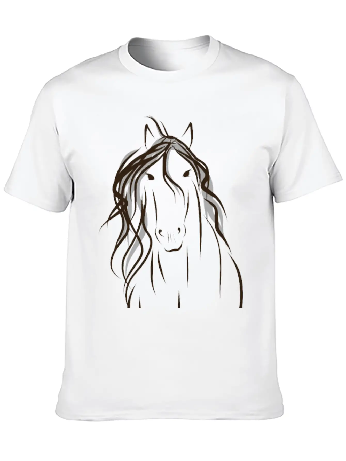 Be Strong, Horse Quote Stylish Everyday T-Shirt – Unisex Basic Cotton Tee