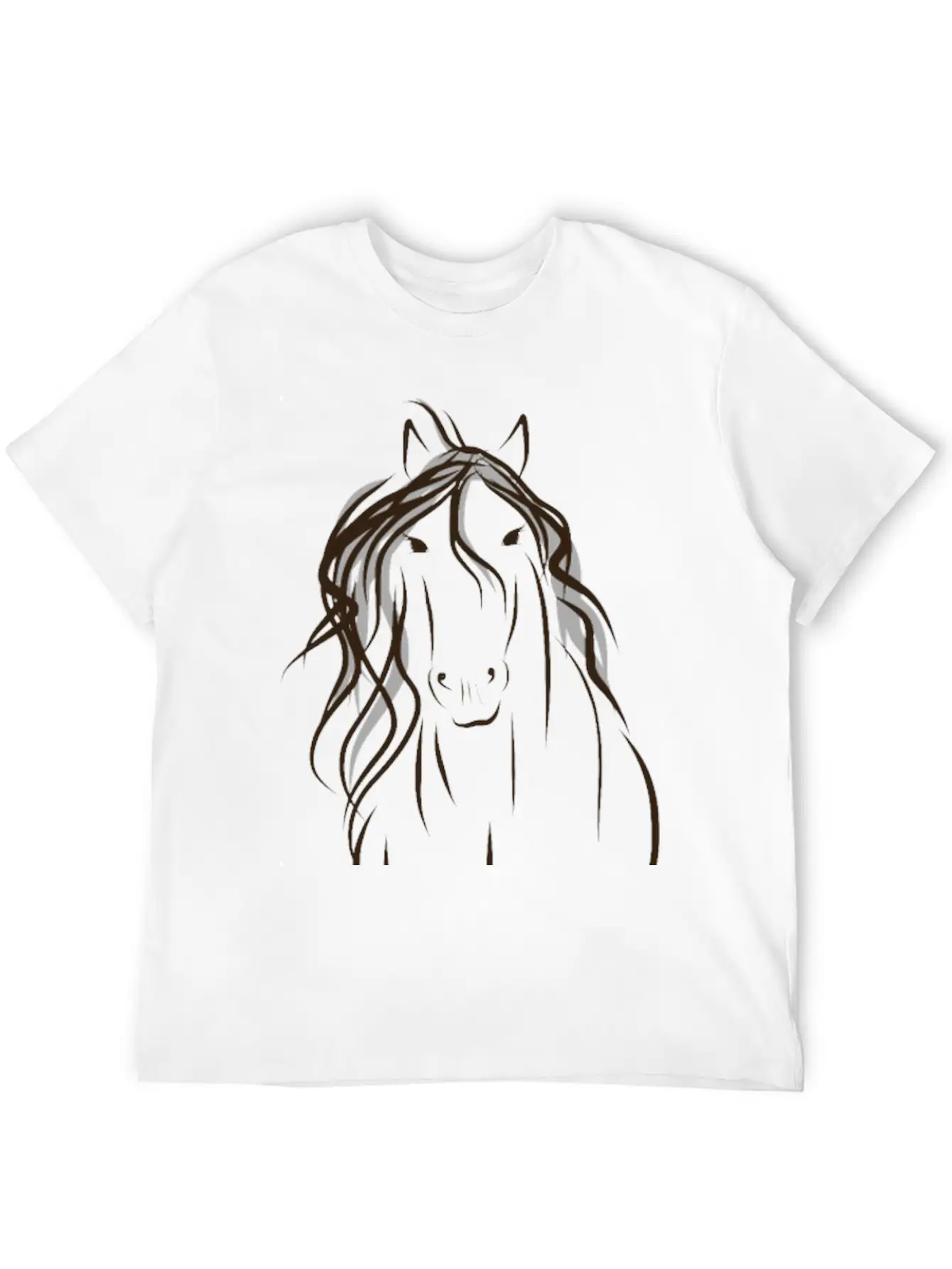 Be Strong, Horse Quote Stylish Everyday T-Shirt – Unisex Basic Cotton Tee
