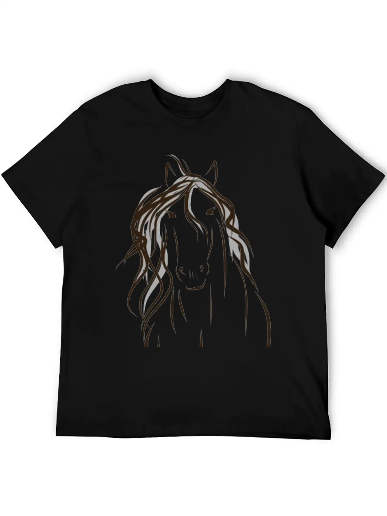 Be Strong, Horse Quote Stylish Everyday T-Shirt – Unisex Basic Cotton Tee