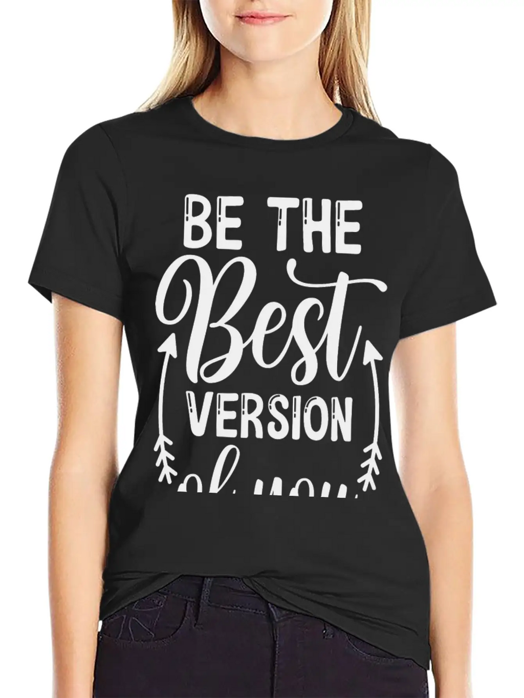 Be The Best Version Of You Relaxed Everyday Tee – Lightweight And Durable Cotton
