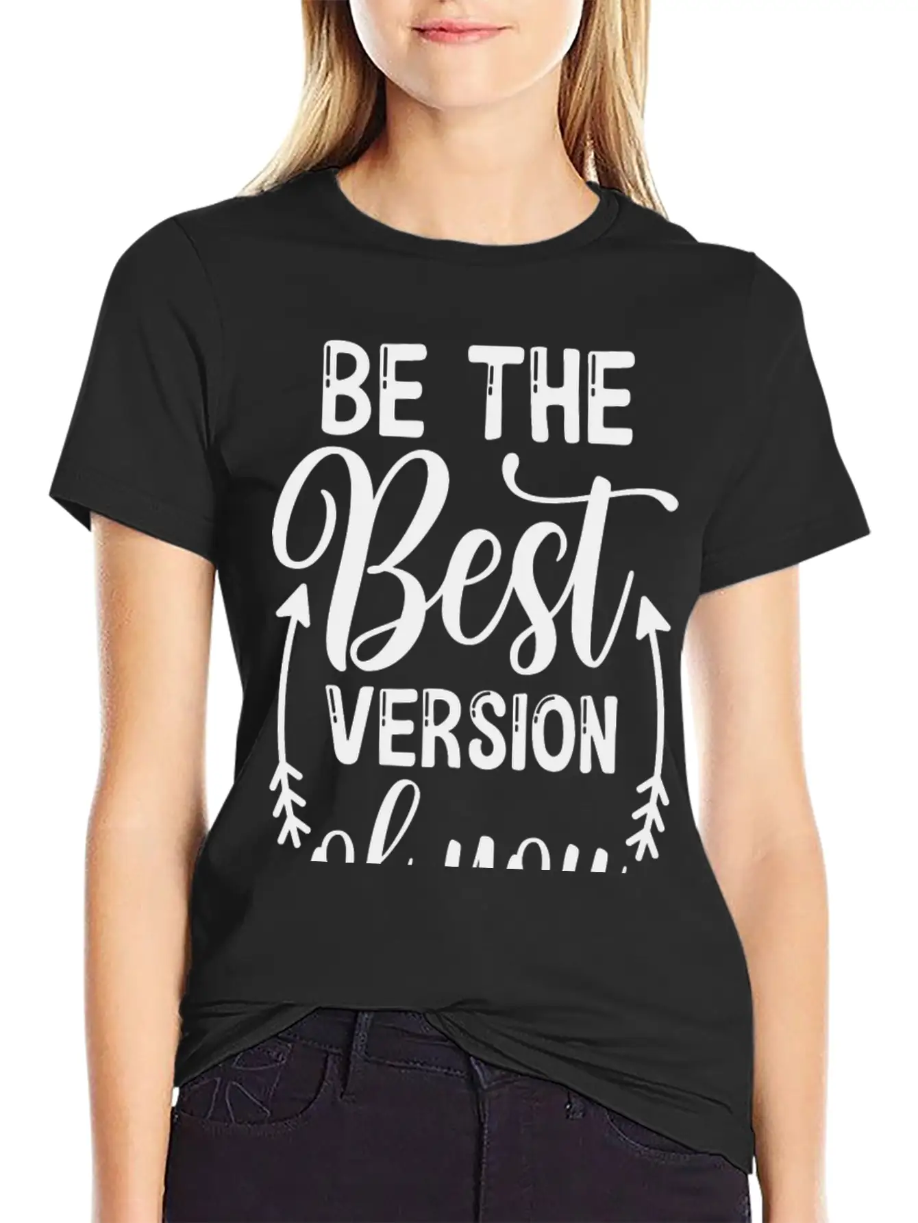 Be The Best Version Of You Relaxed Everyday Tee – Lightweight And Durable Cotton