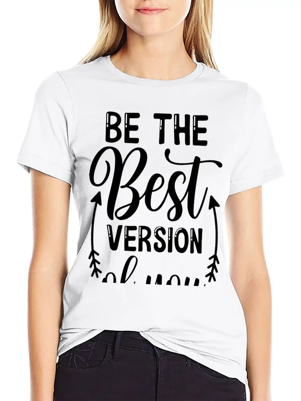 Be The Best Version Of You Relaxed Everyday Tee – Lightweight And Durable Cotton