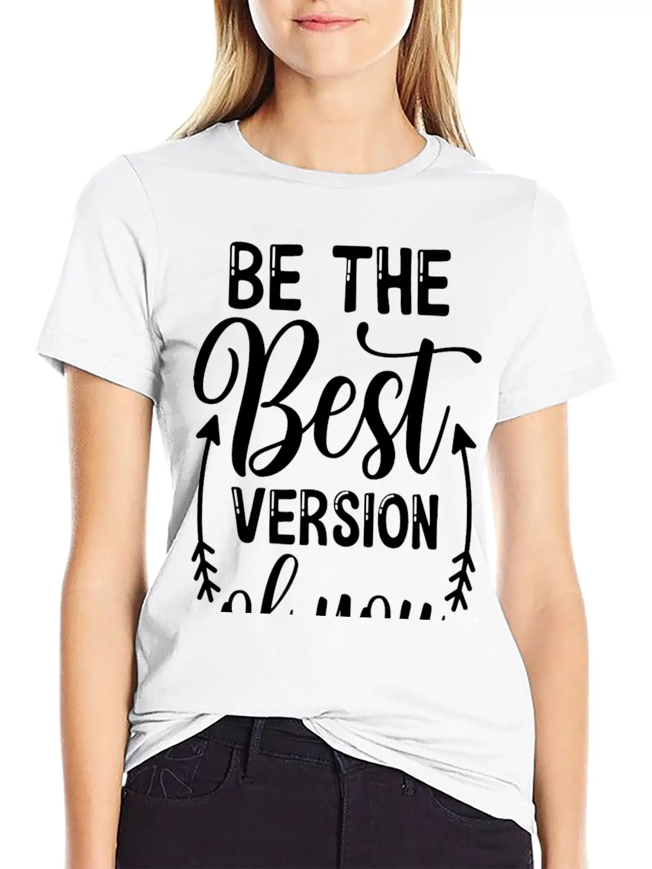 Be The Best Version Of You Relaxed Everyday Tee – Lightweight And Durable Cotton