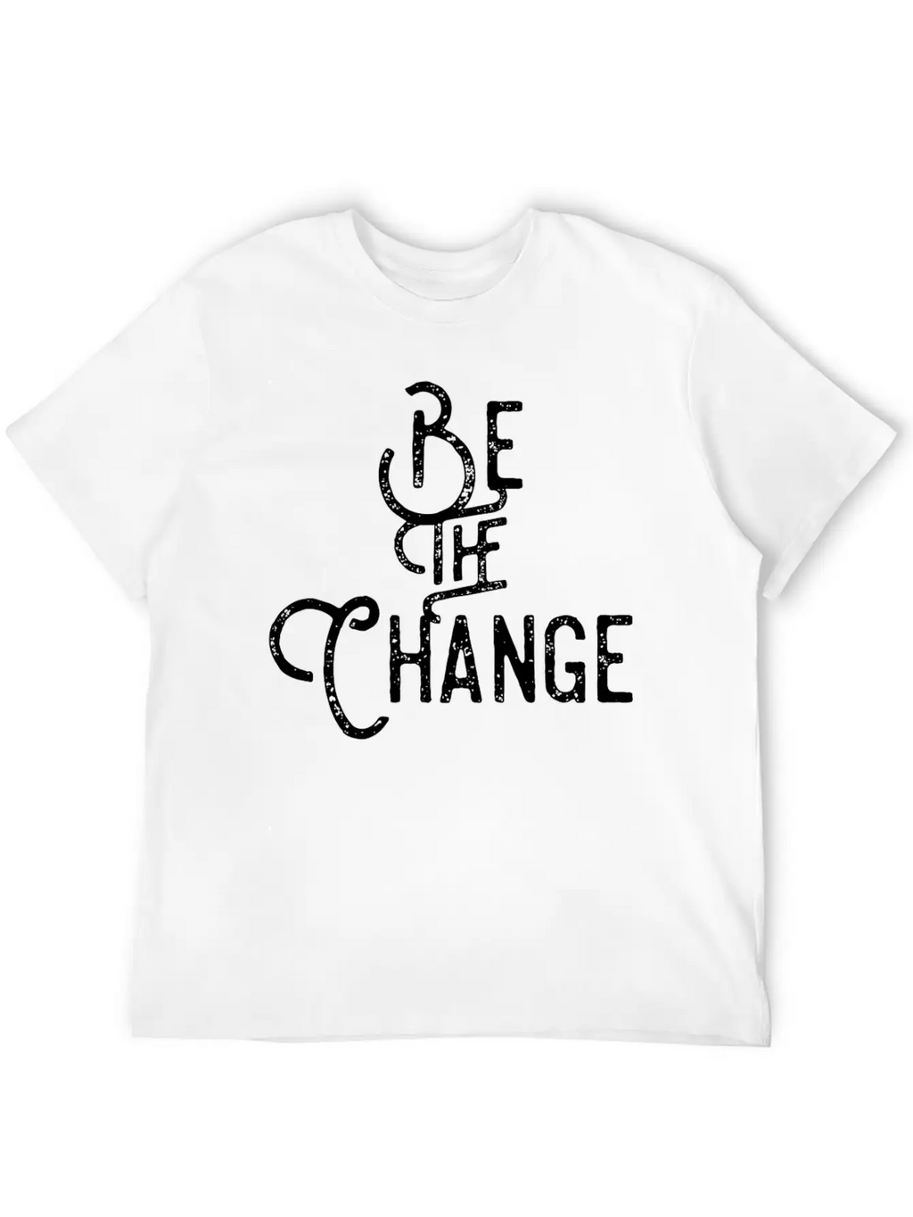 Be The Change Positive Impact Love Kindness Peace Unisex Casual T-Shirt – Clean Design For Daily Comfort