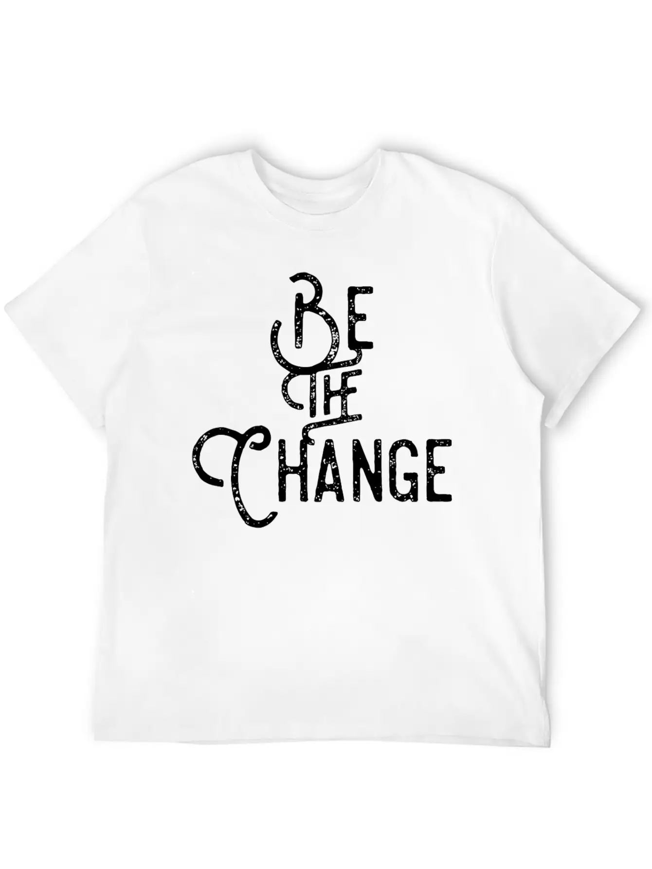 Be The Change Positive Impact Love Kindness Peace Unisex Casual T-Shirt – Clean Design For Daily Comfort