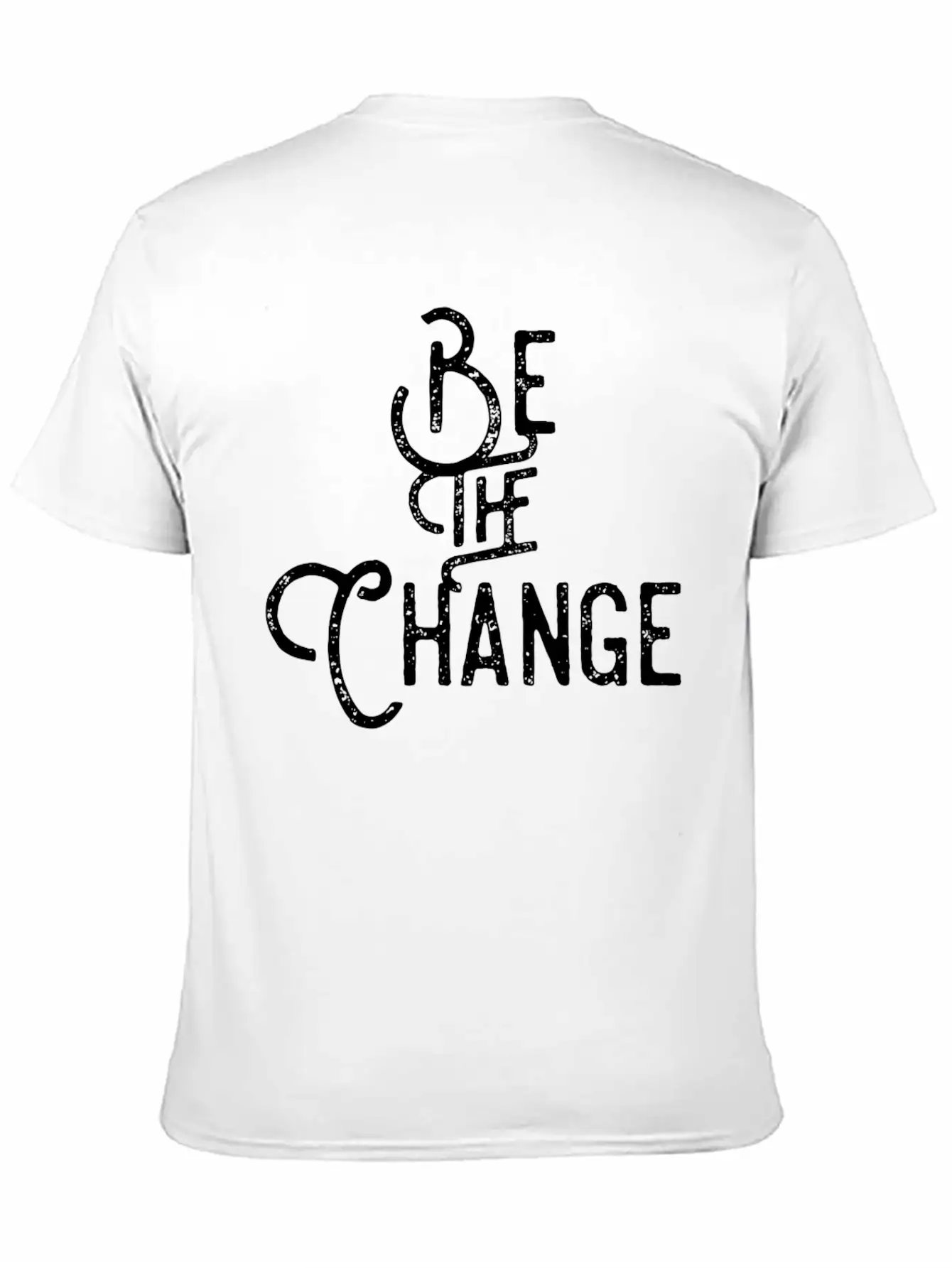 Be The Change Positive Impact Love Kindness Peace Unisex Casual T-Shirt – Clean Design For Daily Comfort