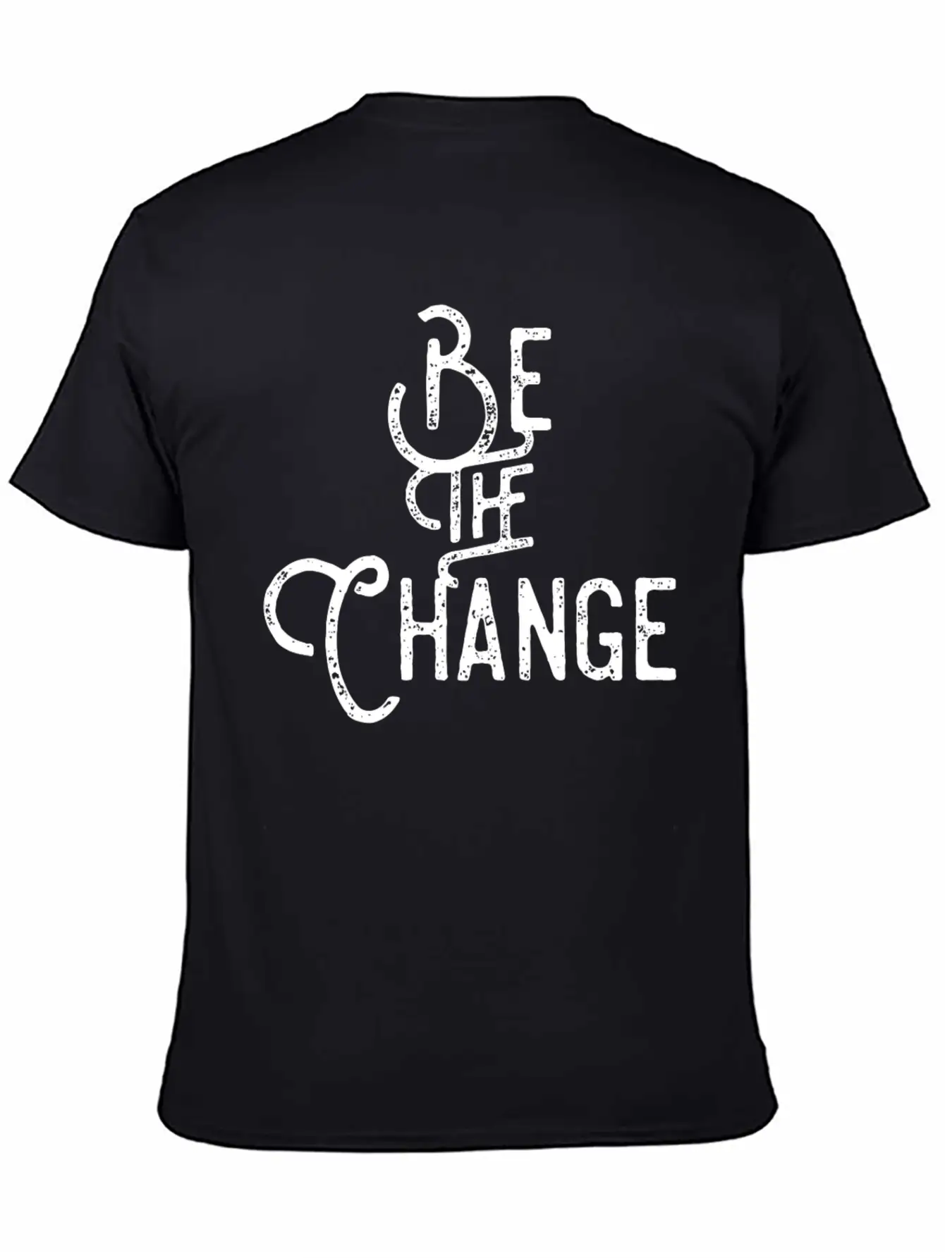 Be The Change Positive Impact Love Kindness Peace Unisex Casual T-Shirt – Clean Design For Daily Comfort