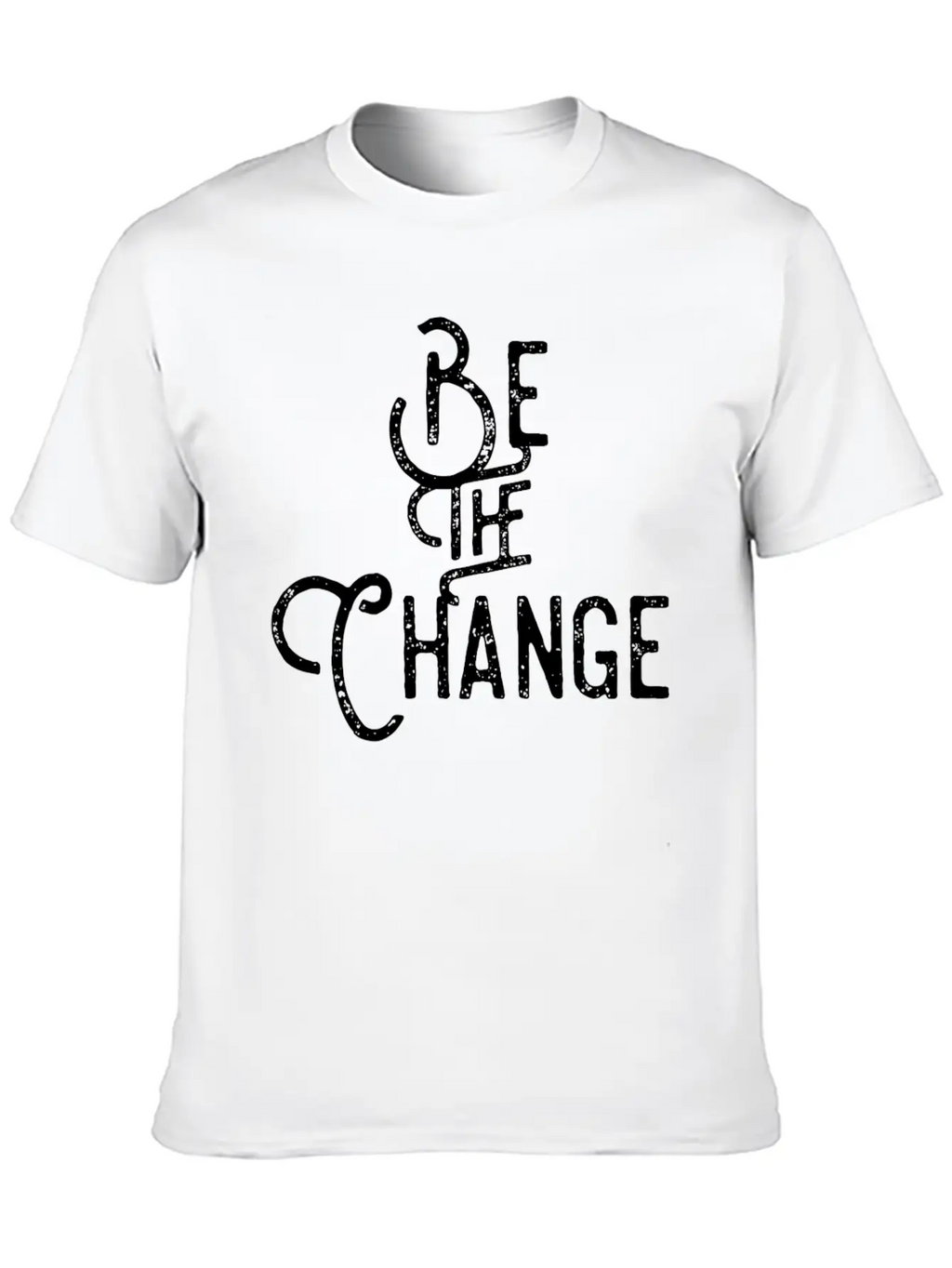 Be The Change Positive Impact Love Kindness Peace Unisex Casual T-Shirt – Clean Design For Daily Comfort
