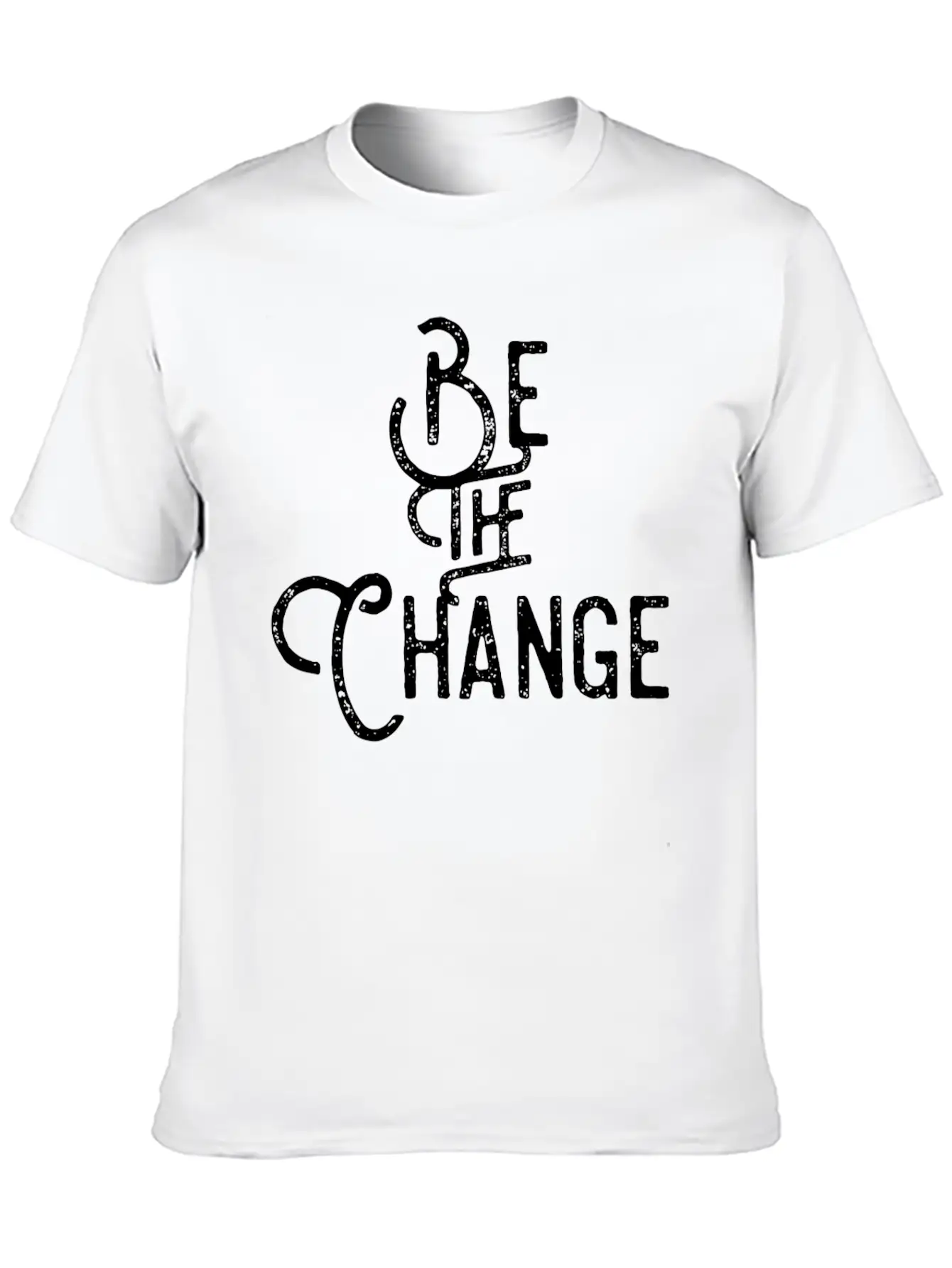 Be The Change Positive Impact Love Kindness Peace Unisex Casual T-Shirt – Clean Design For Daily Comfort