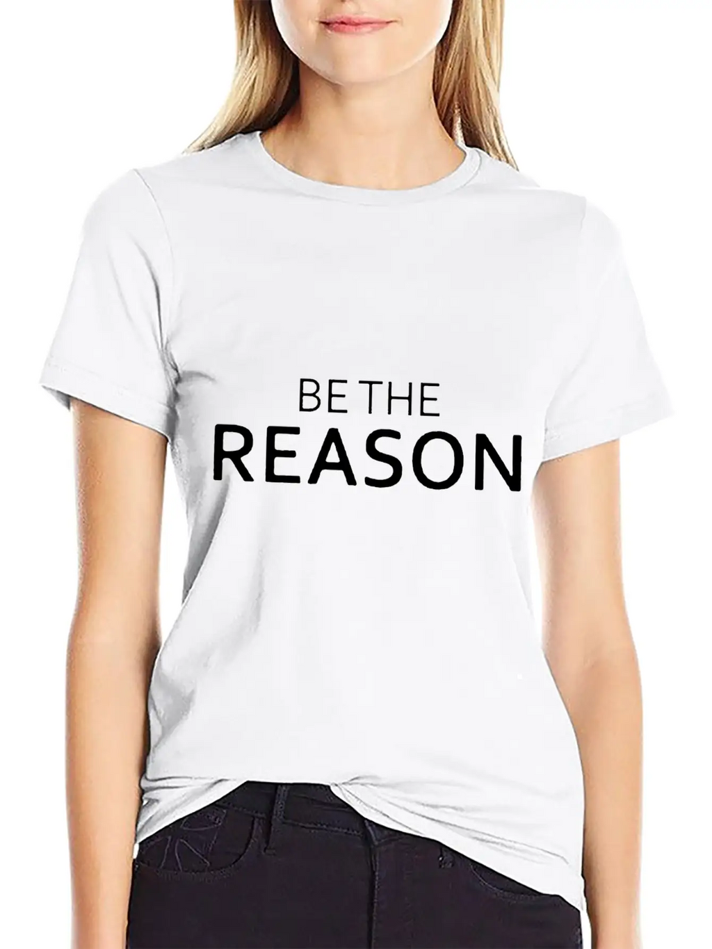 Be The Reason Funny Breathable Graphic T-Shirt – Perfect For Casual Days