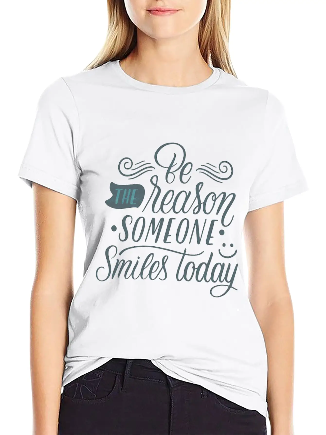 BE THE REASON SOMEONE MILES TODAY Classic Cotton Tee – Unisex Comfort For Any Season