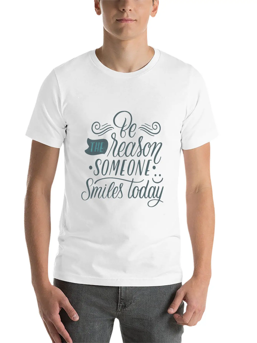 BE THE REASON SOMEONE MILES TODAY Classic Cotton Tee – Unisex Comfort For Any Season