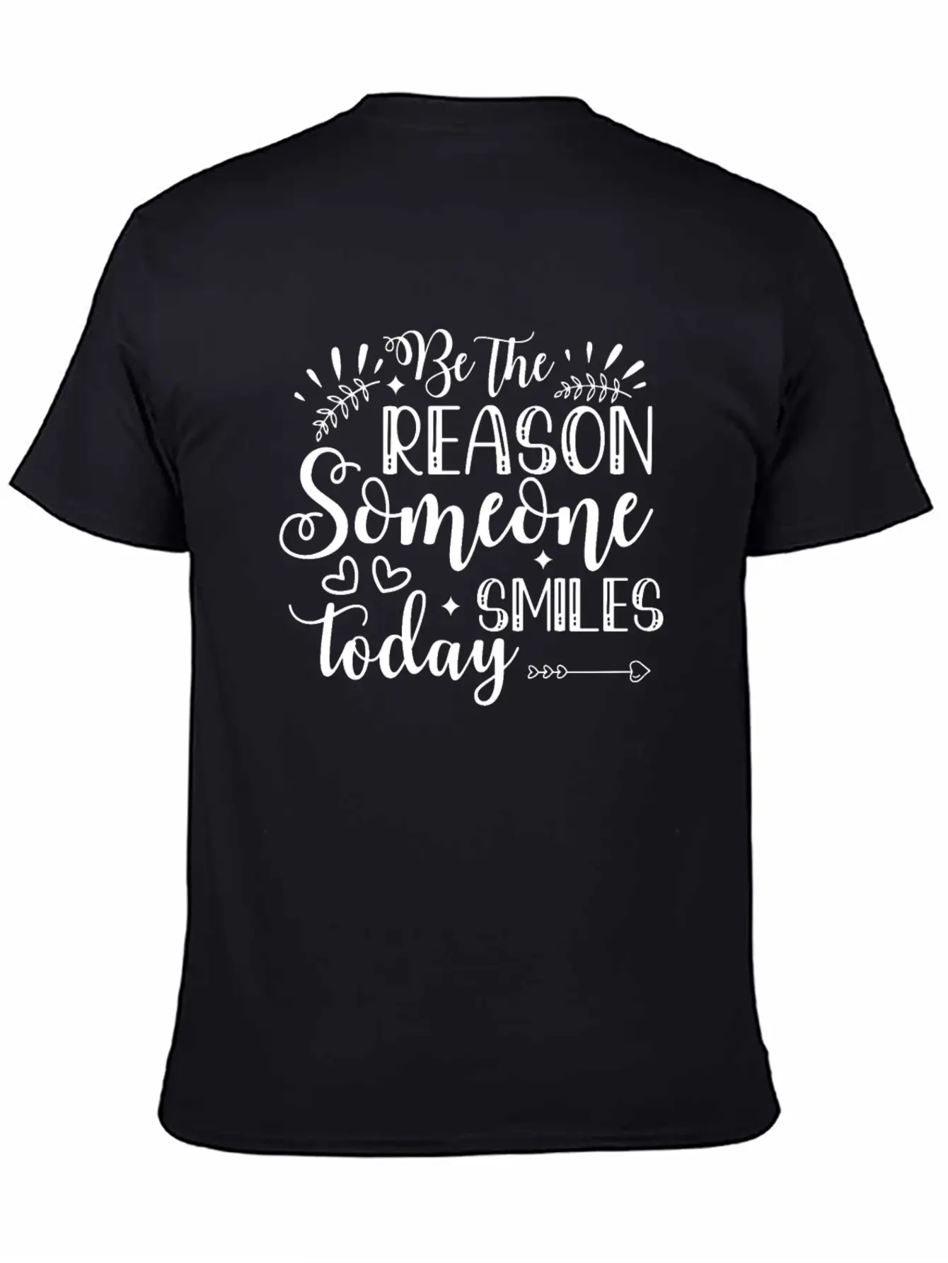 Be The Reason Someone Smiles Today Inspirational P Timeless Short Sleeve Tee – Comfy And Minimalist Design
