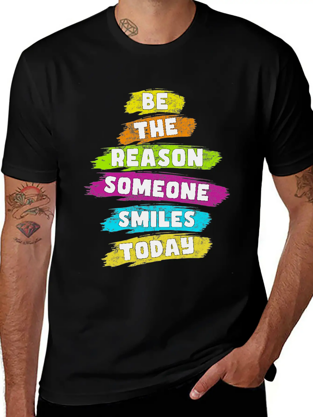 Be The Reason Someone Smiles Today Kindness Relaxed Everyday Tee – Lightweight And Durable Cotton