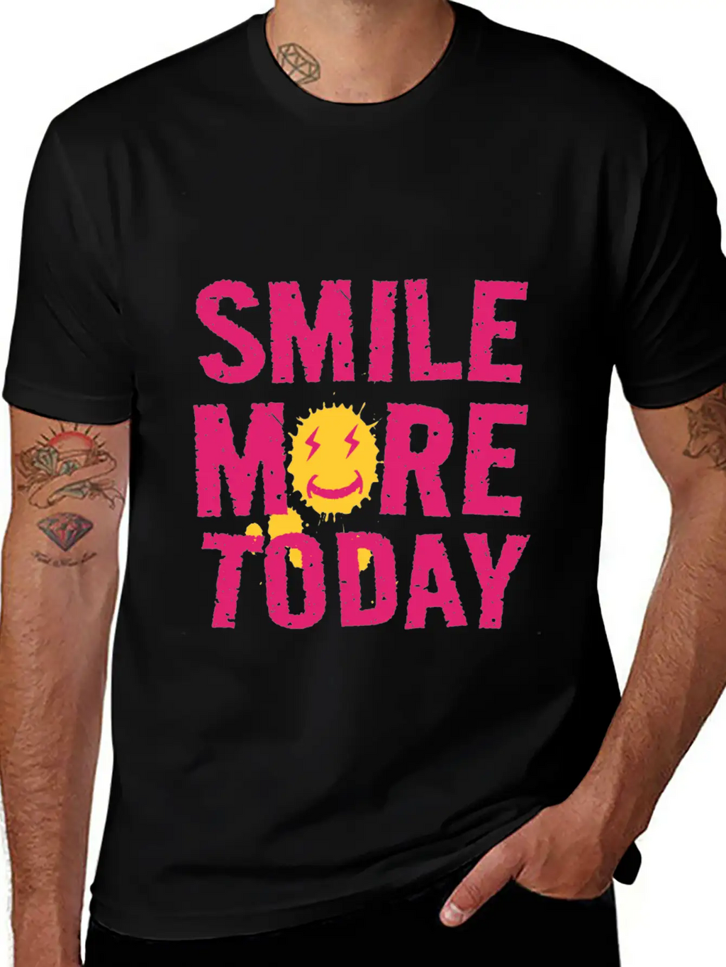 Be The Reason Someone Smiles Today Relaxed Everyday Tee – Lightweight And Durable Cotton