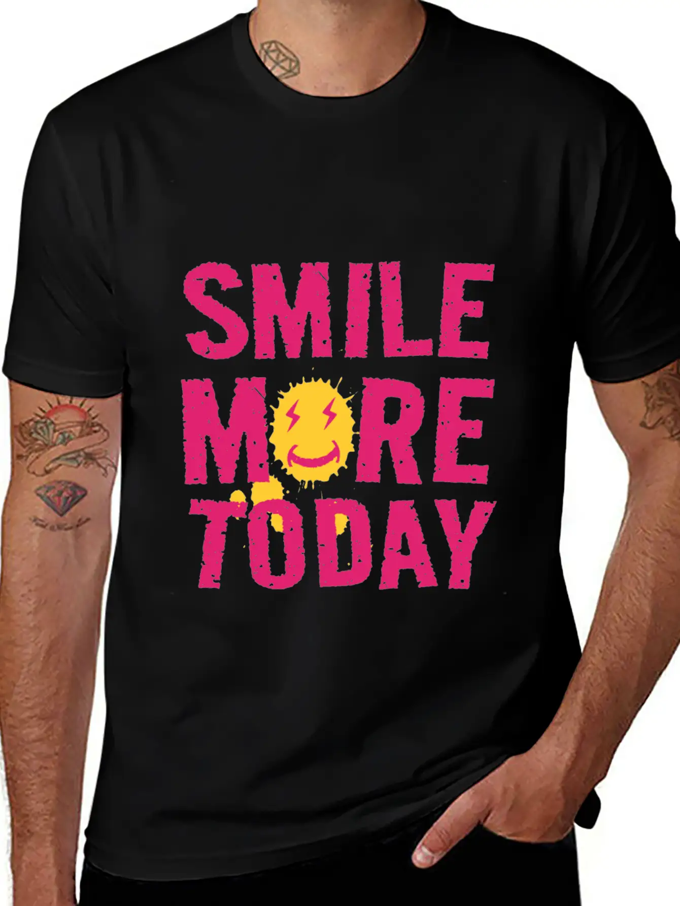 Be The Reason Someone Smiles Today Relaxed Everyday Tee – Lightweight And Durable Cotton