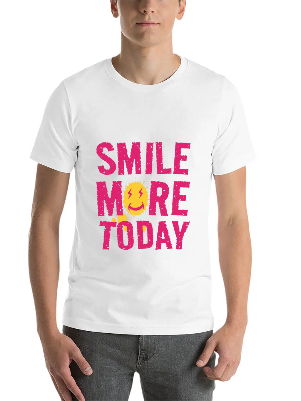 Be The Reason Someone Smiles Today Relaxed Everyday Tee – Lightweight And Durable Cotton