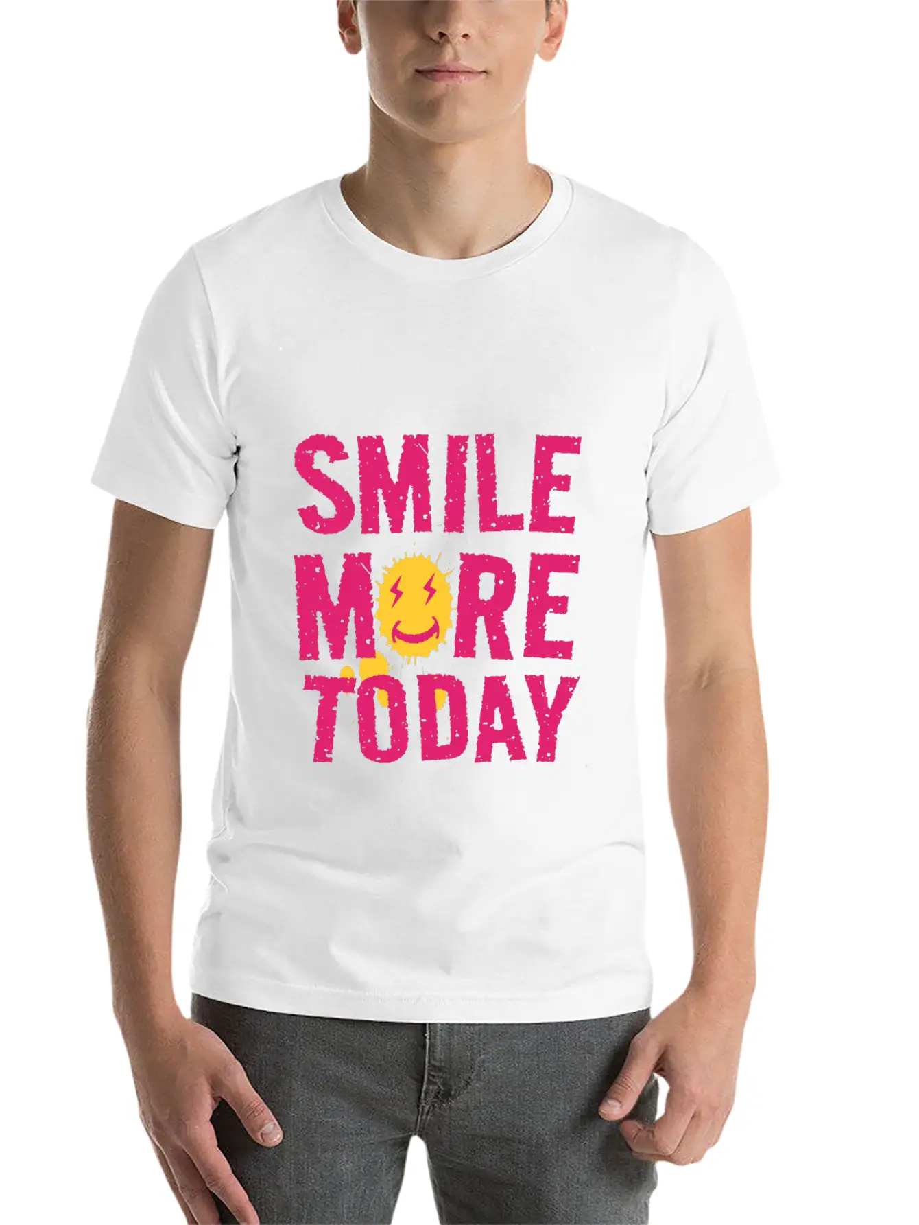 Be The Reason Someone Smiles Today Relaxed Everyday Tee – Lightweight And Durable Cotton