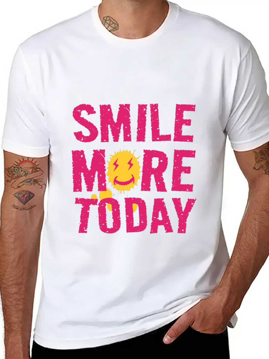 Be The Reason Someone Smiles Today Relaxed Everyday Tee – Lightweight And Durable Cotton