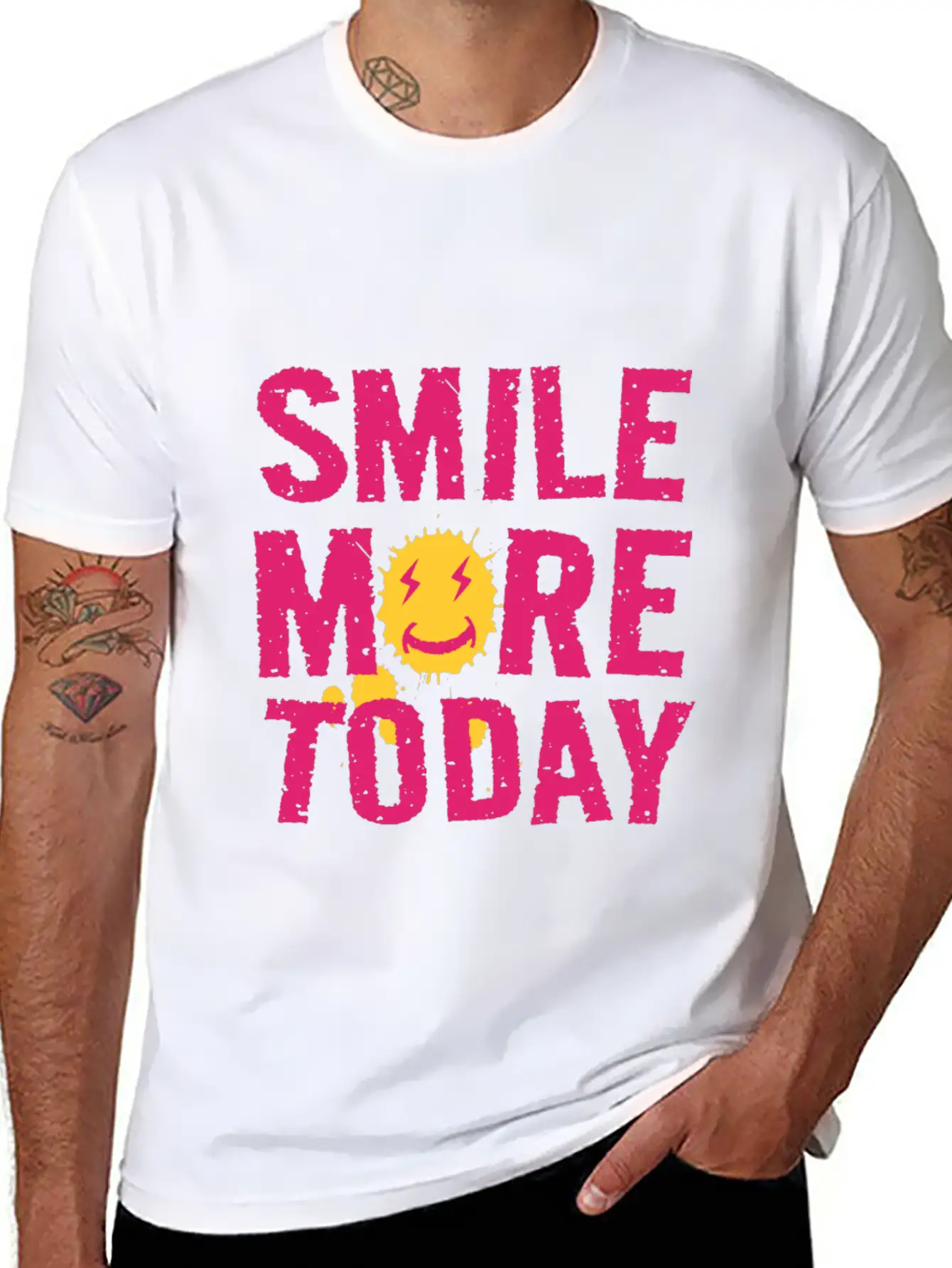 Be The Reason Someone Smiles Today Relaxed Everyday Tee – Lightweight And Durable Cotton