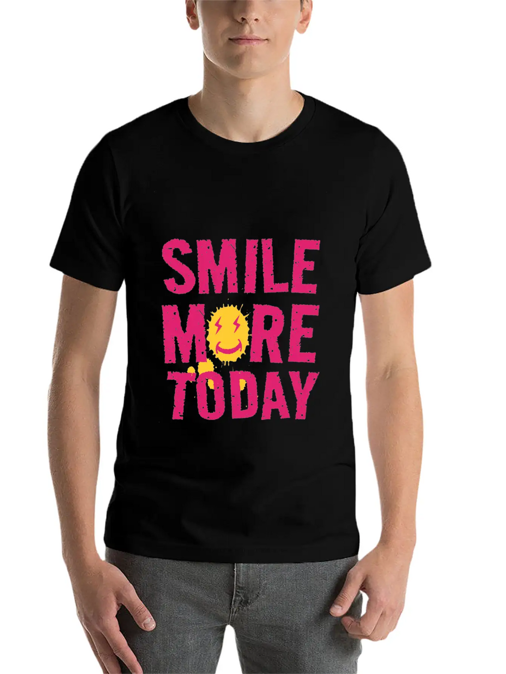 Be The Reason Someone Smiles Today Relaxed Everyday Tee – Lightweight And Durable Cotton