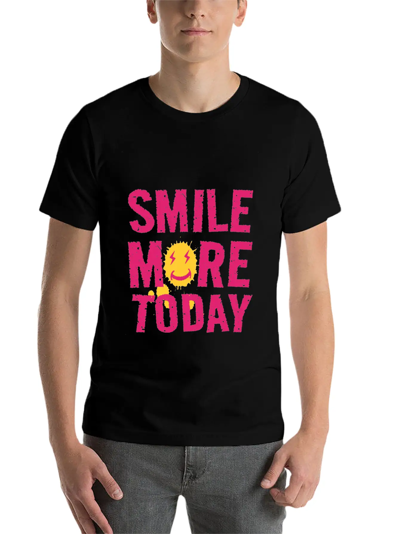 Be The Reason Someone Smiles Today Relaxed Everyday Tee – Lightweight And Durable Cotton