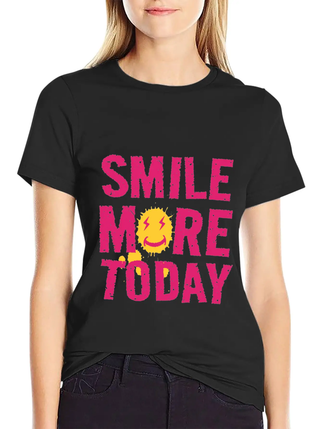 Be The Reason Someone Smiles Today Relaxed Everyday Tee – Lightweight And Durable Cotton