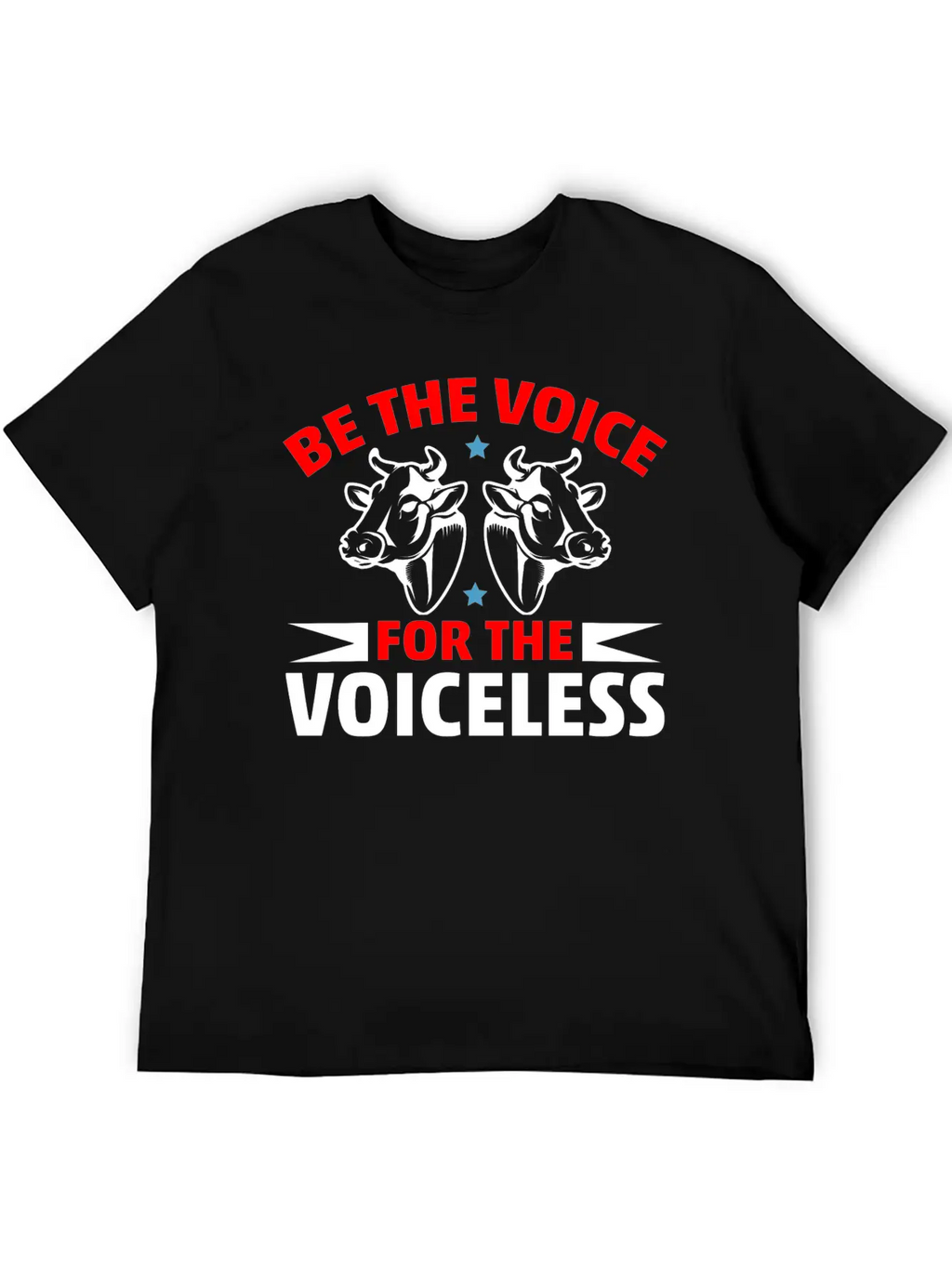Be The Voice For The Voiceless Cow Timeless Short Sleeve Tee – Comfy And Minimalist Design